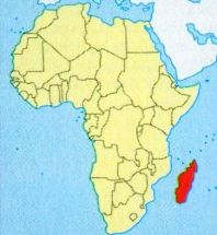 Мадагаскар на карте