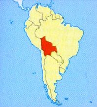 Боливия на карте