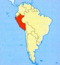 Перу на карте