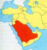 Саудовская Аравия на карте