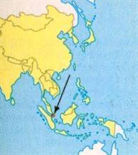 Сингапур на карте
