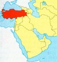 Турция на карте