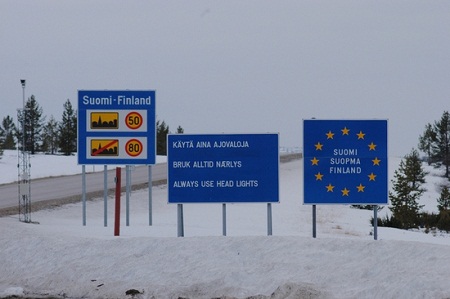На границе с Финляндией