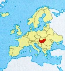 Венгрия на карте